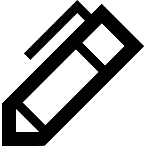 Pen in diagonal position